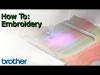 Embedded thumbnail for Brother CNC Embroidery